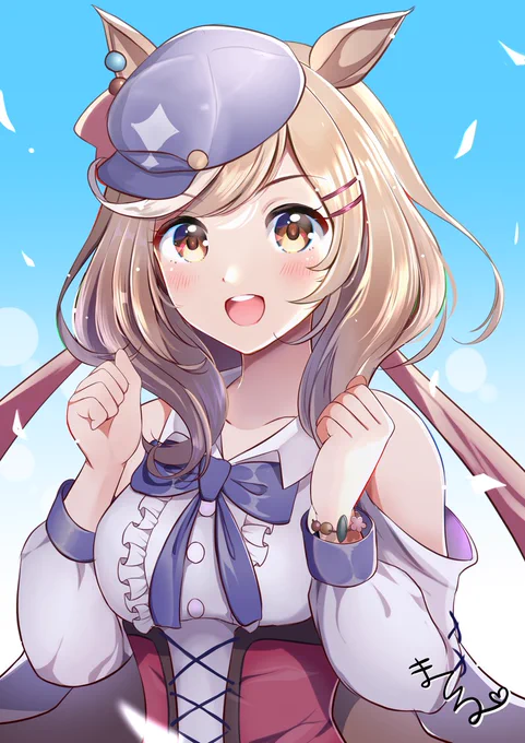 えい、えい、むんっ
#ウマ娘  #マチカネタンホイザ #Skeb 