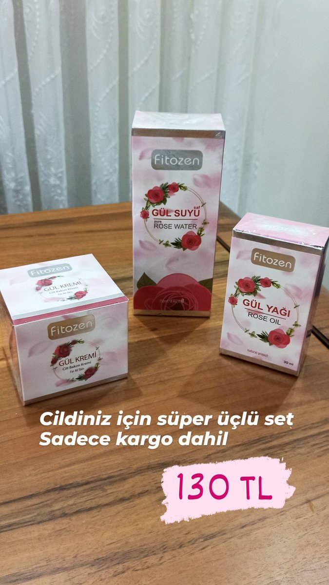 Kaçırmayın 🌿 üçlü gül seti