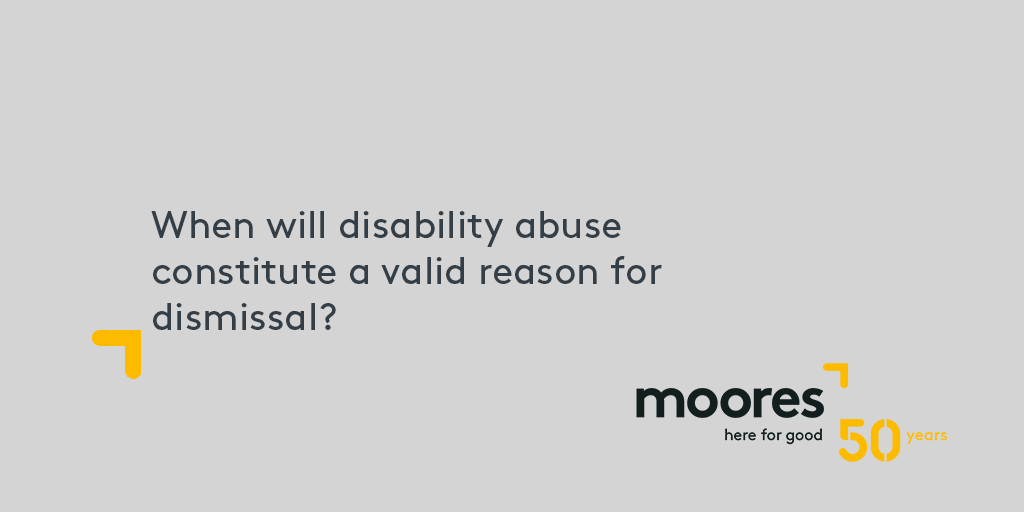 Disability support is a matter of significant public and community interest, with employers operating in a highly regulated, accountable and sensitive environment.

Read more about this topic in our article, buff.ly/3yVYiEw

#moores #hereforgood #disabilityabuse