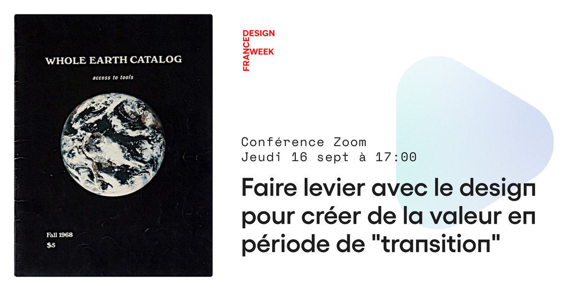 🙂 RDV le 16 sept 17h pour la #FranceDesignWeek avec notre conférence “Faire levier avec le design pour créer de la valeur en période de transition” animée par @dsign4all @Meaningful & @pgarner_elium @elium_studio 

Participez ici : cutt.ly/WWkYgdO
@FR_designweek #FDW