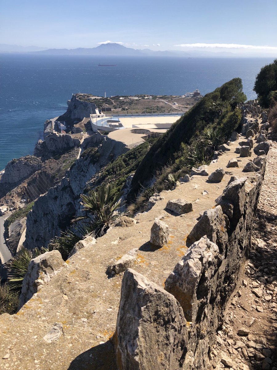 #Gibraltar ⁦@GibReserve⁩ #MedSteps #EastSide #Morocco #Africa #straitofgibraltar #bayofgibraltar amazing photo by M Garcia