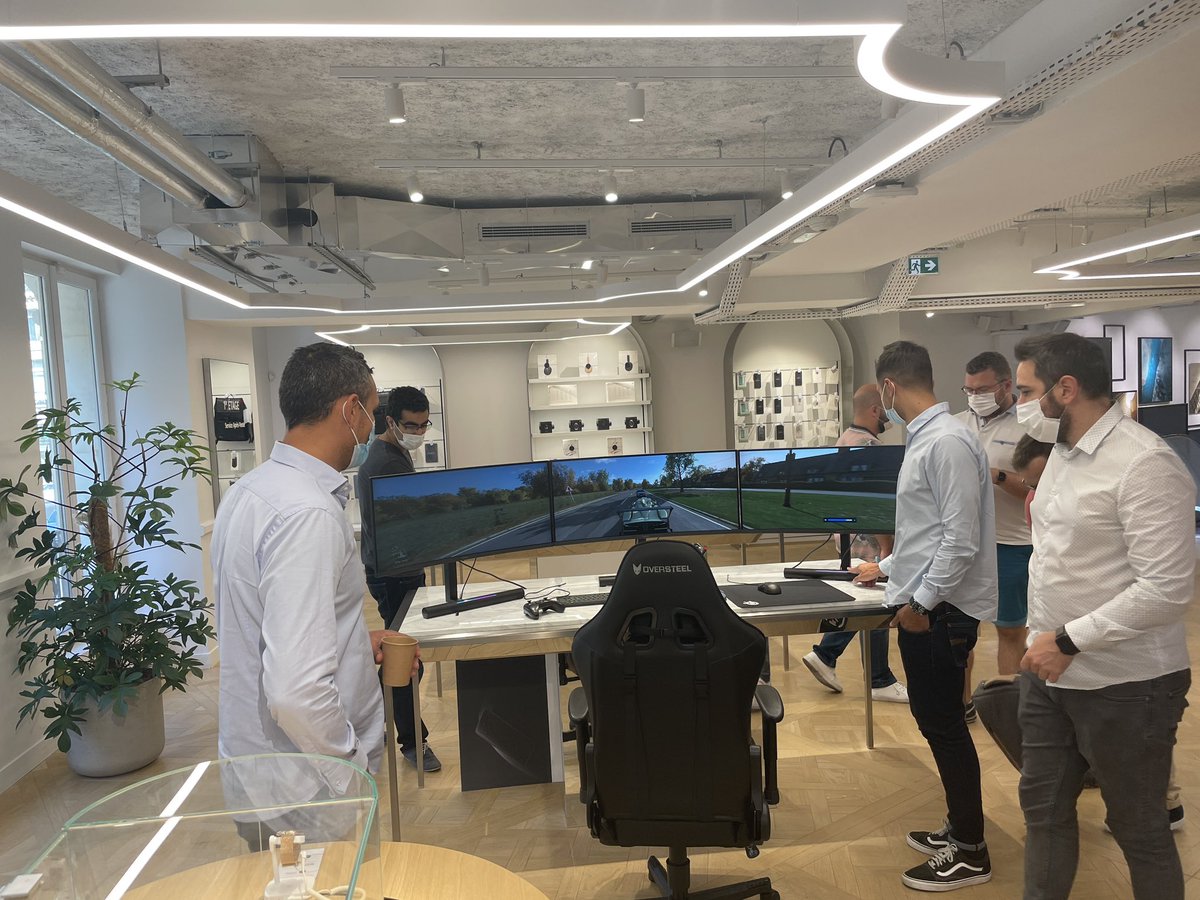 w3sh's tweet image. Premier event presse avec #Huawei pour la prépa de leur écran gaming #HUAWEIMateViewGT