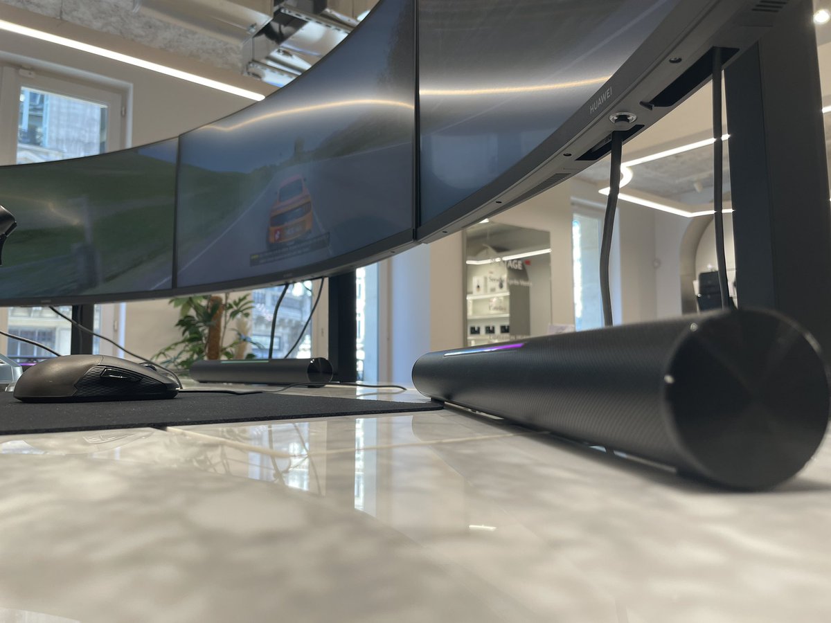 w3sh's tweet image. Premier event presse avec #Huawei pour la prépa de leur écran gaming #HUAWEIMateViewGT