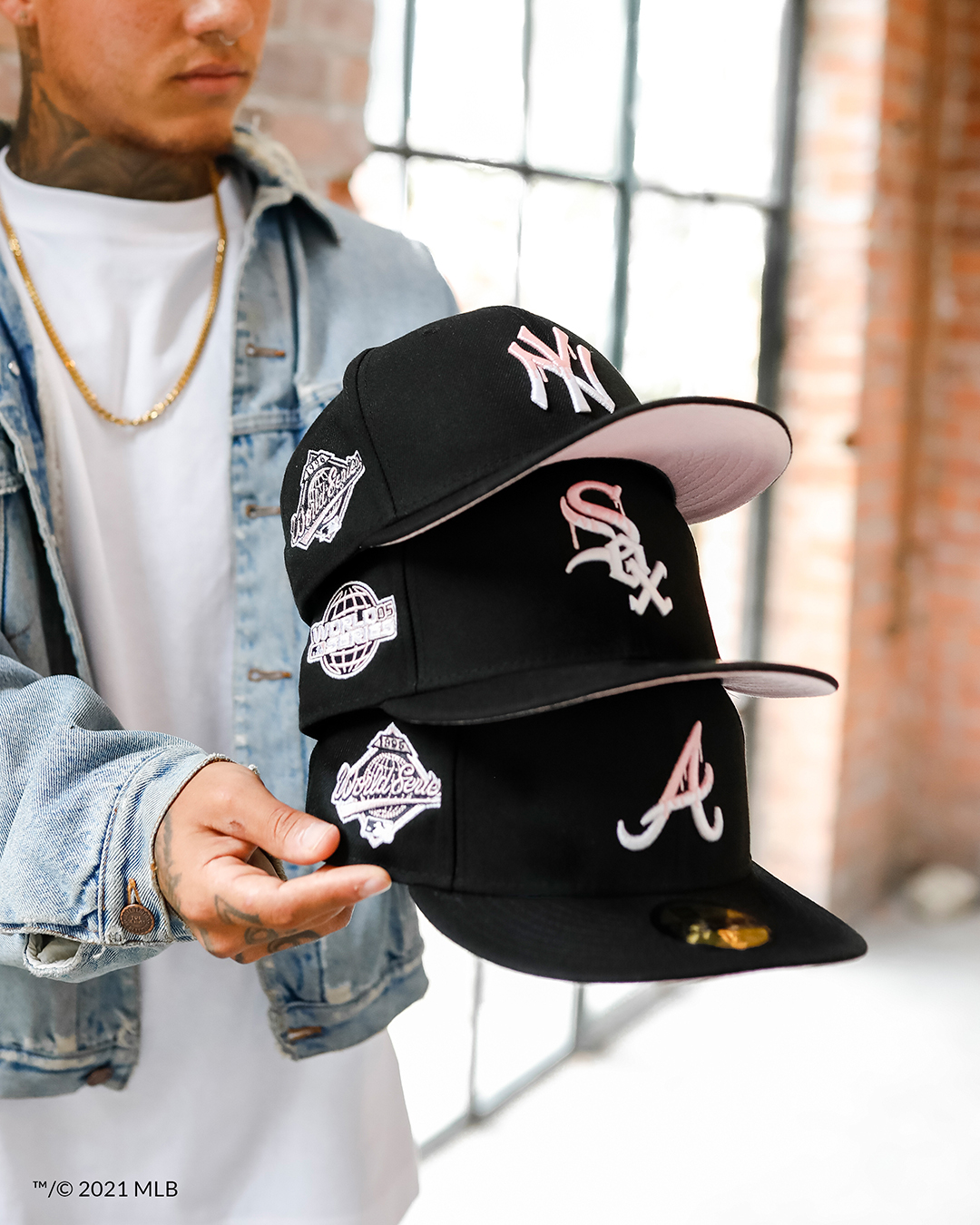 New Era Cap on X: New Drip. Complete with a World Series side patch and  pink undervisor to match, the MLB Team Drip Collection just landed at   in select teams  /