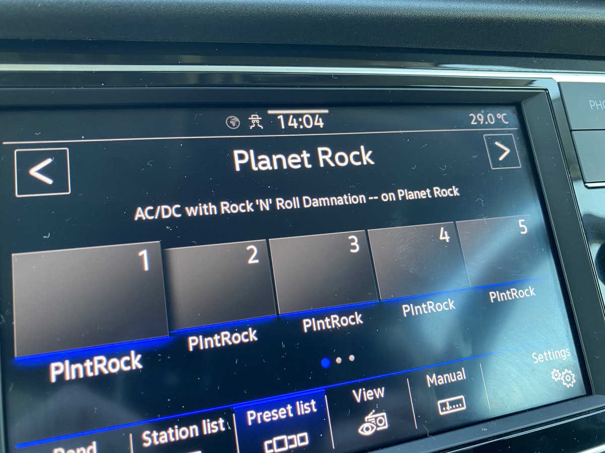 Hired a van today, made sure the next driver had the right radio station tuned in <a href="/PlanetRockRadio/">Planet Rock</a> 😂😂😂