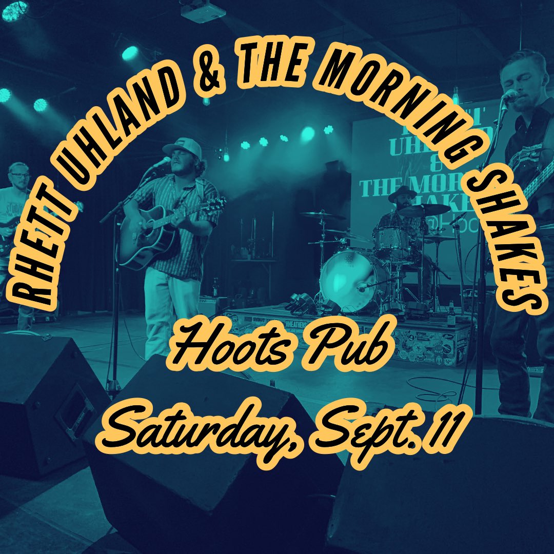 The guys and I will be at Hoots Pub this Saturday, come on with it Amarillo TX!!