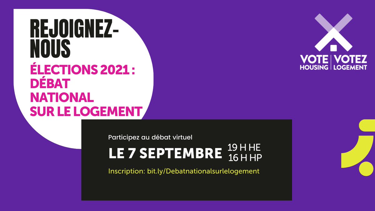 DÉBAT NATIONAL SUR LE LOGEMENT - Ce soir à 19 h (heure de l'Est) ! 
Inscrivez-vous dès maintenant : us02web.zoom.us/webinar/regist… 

Modéré par : <a href="/jpress/">Jordan Press</a>, <a href="/DennisWardNews/">Dennis Ward</a>, &amp; <a href="/AnaisElboujda/">Anaïs Elboujdaïni | elle/she/her</a> #cdnpoli #elxn44 #Votezlogement