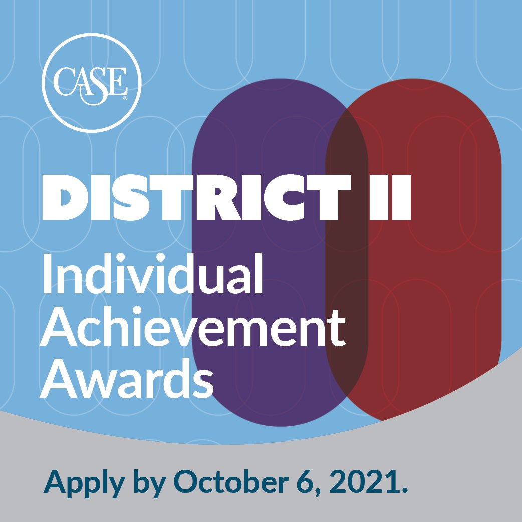 CASEDistrict2's tweet photo. Each year, CASE recognizes outstanding individual contributions to educational advancement through volunteer leadership and professional achievement.
Nominations due Oct 6 🏆
To learn more about #CASED2 Individual Achievement Awards, visit ➡️ https://t.co/6jD0zhIEs8 https://t.co/XFI7xWiBE0