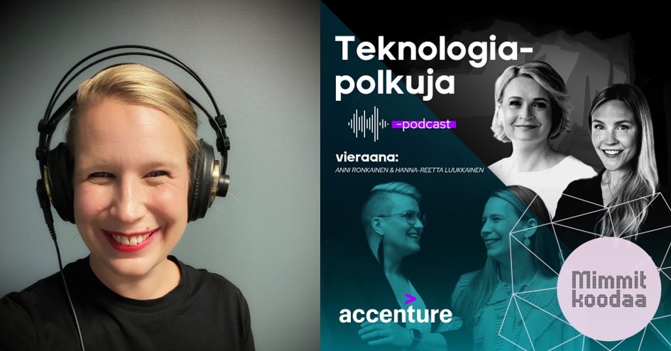 Tästä saan tällä hetkellä kicksejä ⚡ Ihanaa päästä podcast hostin rooliin kuulemaan inspiroivia tarinoita urapoluista. Tässä jaksossa äänessä huikeat <a href="/AnniRo/">Anni Ronkainen</a> &amp; <a href="/hluukkainen/">Hanna Luukkainen</a>, jotka ovat lähteneet markkinointitaustalla tech uralle.

accntu.re/3zQtVAD

 <a href="/MimmitKoodaa/">Mimmit koodaa</a>