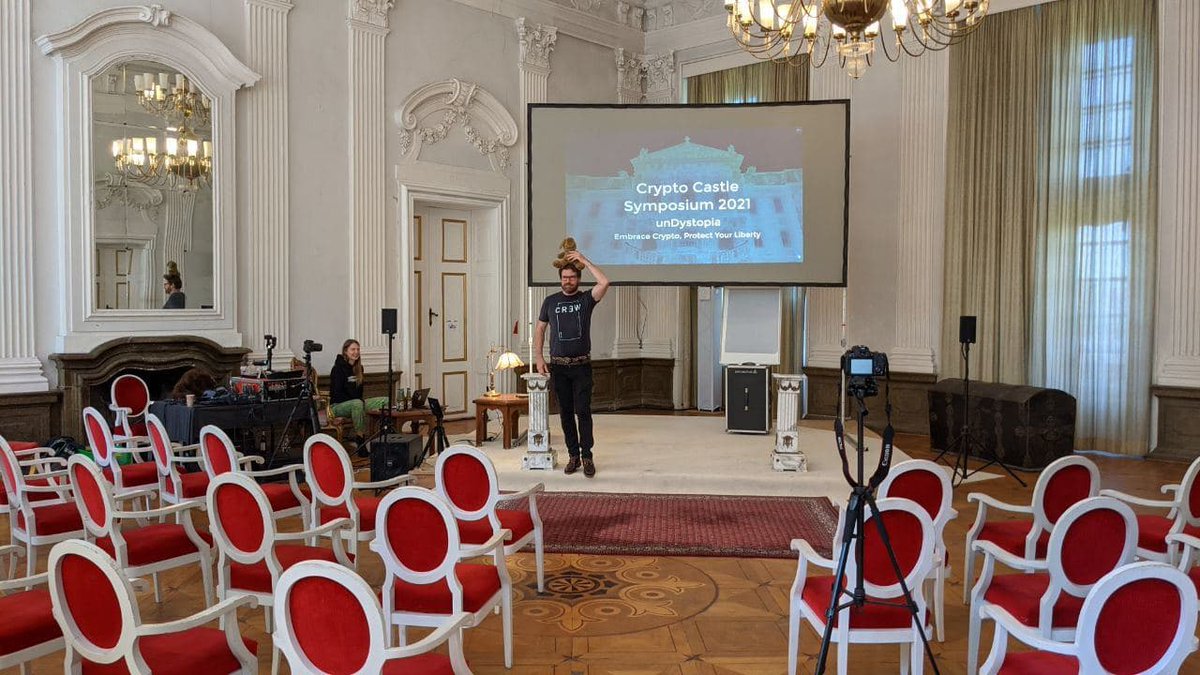 This past weekend our team met up with other hackers at the Crypto Castle in Berlin to present our work with #smartcontracts at unDystopia.