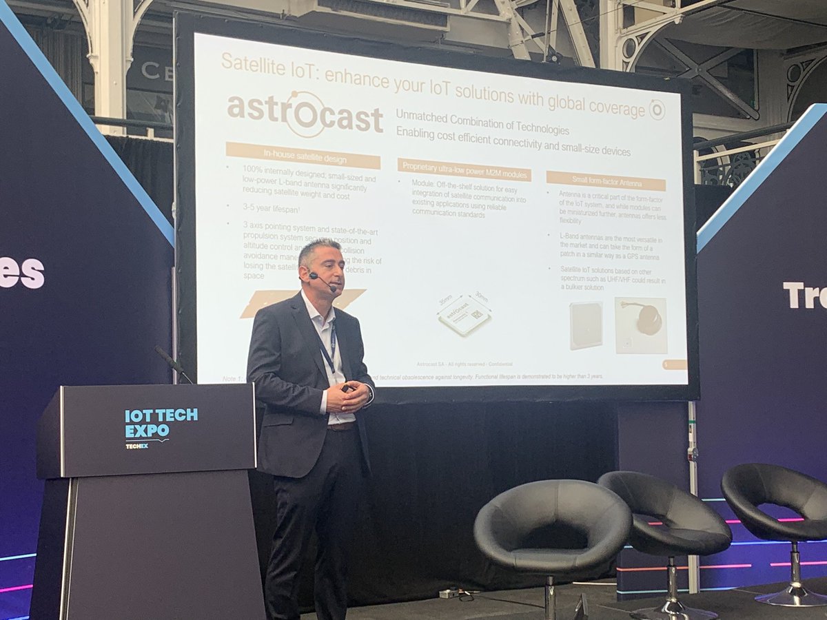 iottechexpo's tweet image. Delving into satellite IoT now with @strocast #iottechexpo #techexglobal #iotconnectivity