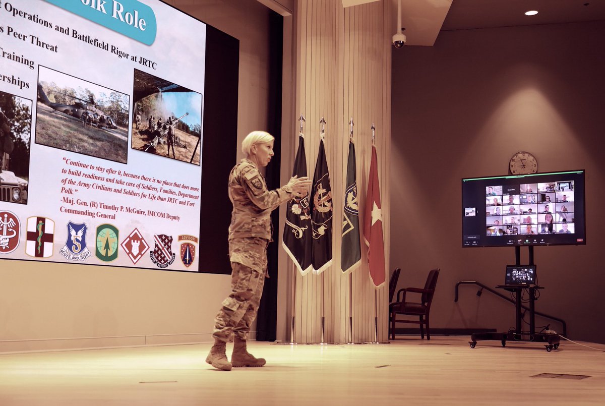 Warrior_6 (@jrtc_ftjohnson) on Twitter photo Speaking with students at <a href="/TJAGLCS1/">The Judge Advocate General's Legal Center & School</a> about the Army’s #modernization, and the incentives and opportunities JRTC and Fort Polk has to offer and how vital people are to the mission. <a href="/ArmyJAG/">Army JAG</a> <a href="/JAGFCD/">Army JAG Corps' Future Concepts Directorate (FCD)</a> #PeopleFirst #winningthefightfortalent #FortPolkStong #armyjag Speaking with students at <a href="/TJAGLCS1/">The Judge Advocate General's Legal Center & School</a> about the Army’s #modernization, and the incentives and opportunities JRTC and Fort Polk has to offer and how vital people are to the mission. <a href="/ArmyJAG/">Army JAG</a> <a href="/JAGFCD/">Army JAG Corps' Future Concepts Directorate (FCD)</a> #PeopleFirst #winningthefightfortalent #FortPolkStong #armyjag