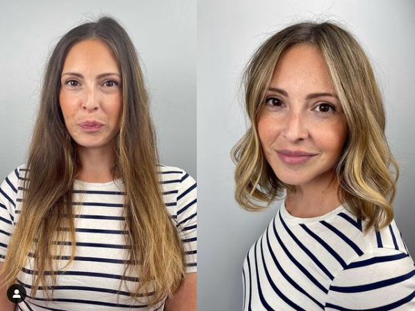 MyRockItStudio's tweet photo. Talk about a glow up 💫
It’s been a hot minute since I’ve seen Siobhan.
I went in with a foilayage with @megix10 lightener and @olaplex
Morphed my @megix10 permanent color into a acidic gloss for her colormelt
Styled with @olaplex 6&amp;7 and my @babylissprousa iron https://t.co/xJEnFYmKfO