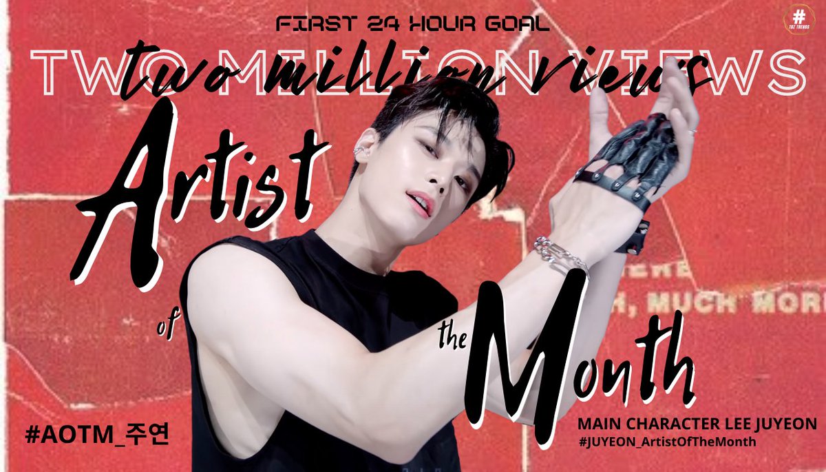 TBZTrends's tweet image. #LEEJUYEON ARTIST OF THE MONTH GOALS
24 HRS: 2M VIEWS, 10K COMMENTS 
1 WEEK: 5M VIEWS
30 DAYS: 10M VIEWS
#주연 #JUYEON #더보이즈 #THEBOYZ @WE_THE_BOYZ