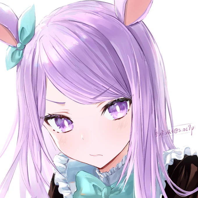 メジロマックイーンちゃん描きました!
#馬娘 