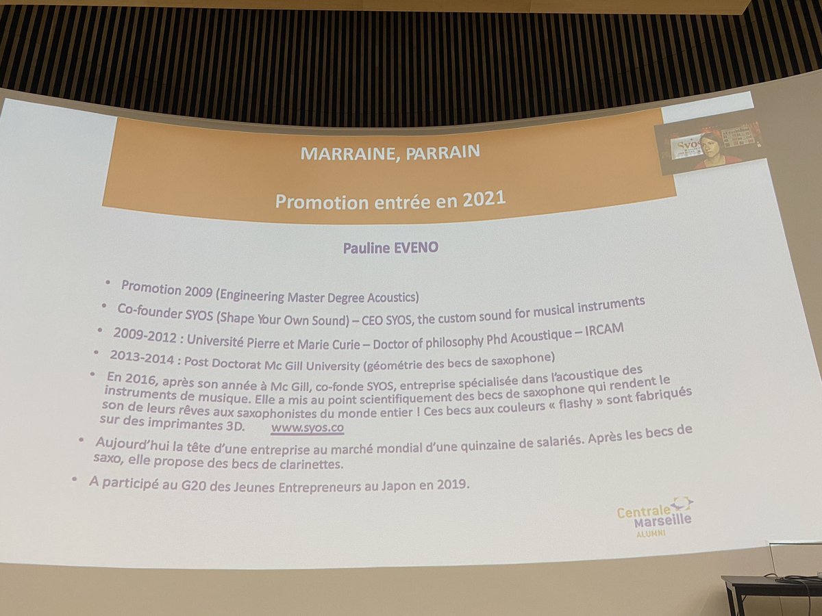 Pauline Eveno et Xavier Litaudon parrain et marraine de la nouvelle promotion <a href="/CentraleMars/">Centrale Marseille</a> <a href="/Aiecm/">Centrale Méditerranée Alumni</a>