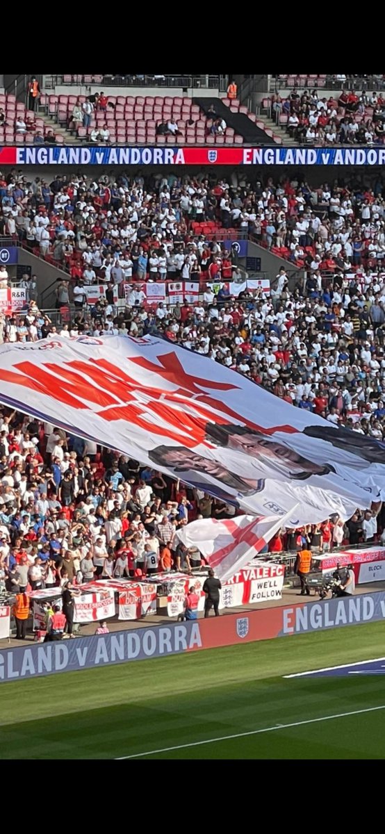MobasGroup's tweet image. Our success is rooted in our people and we love it when our team seek out opportunities to showcase their creativity outside of work too. Our Creative Director Greg Bryant works with the England Supporters Club and the FA to develop banners for Wembley Stadium.