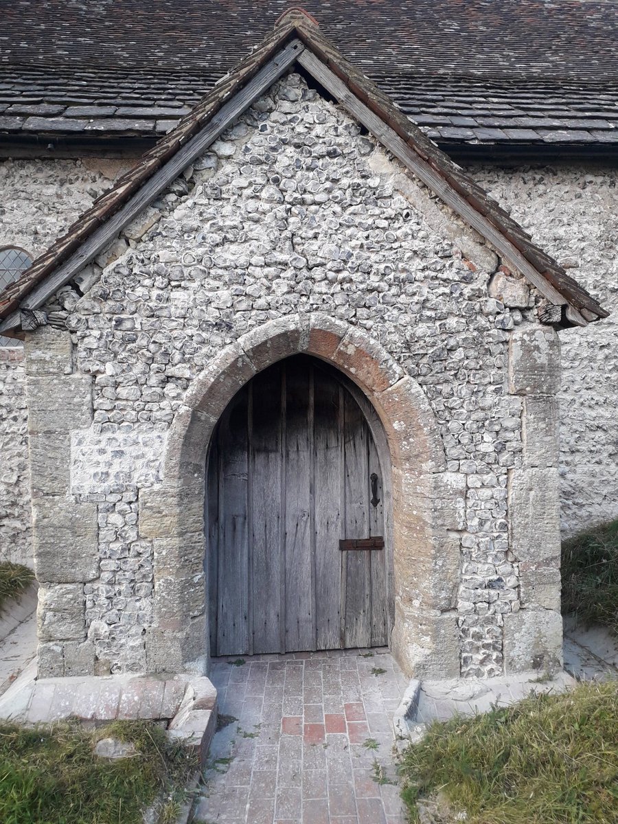 The current restoration works have uncovered some treasures; like the knapped flint wall at the front of the porch. The plan is to repair these and not to re-cover them in render.