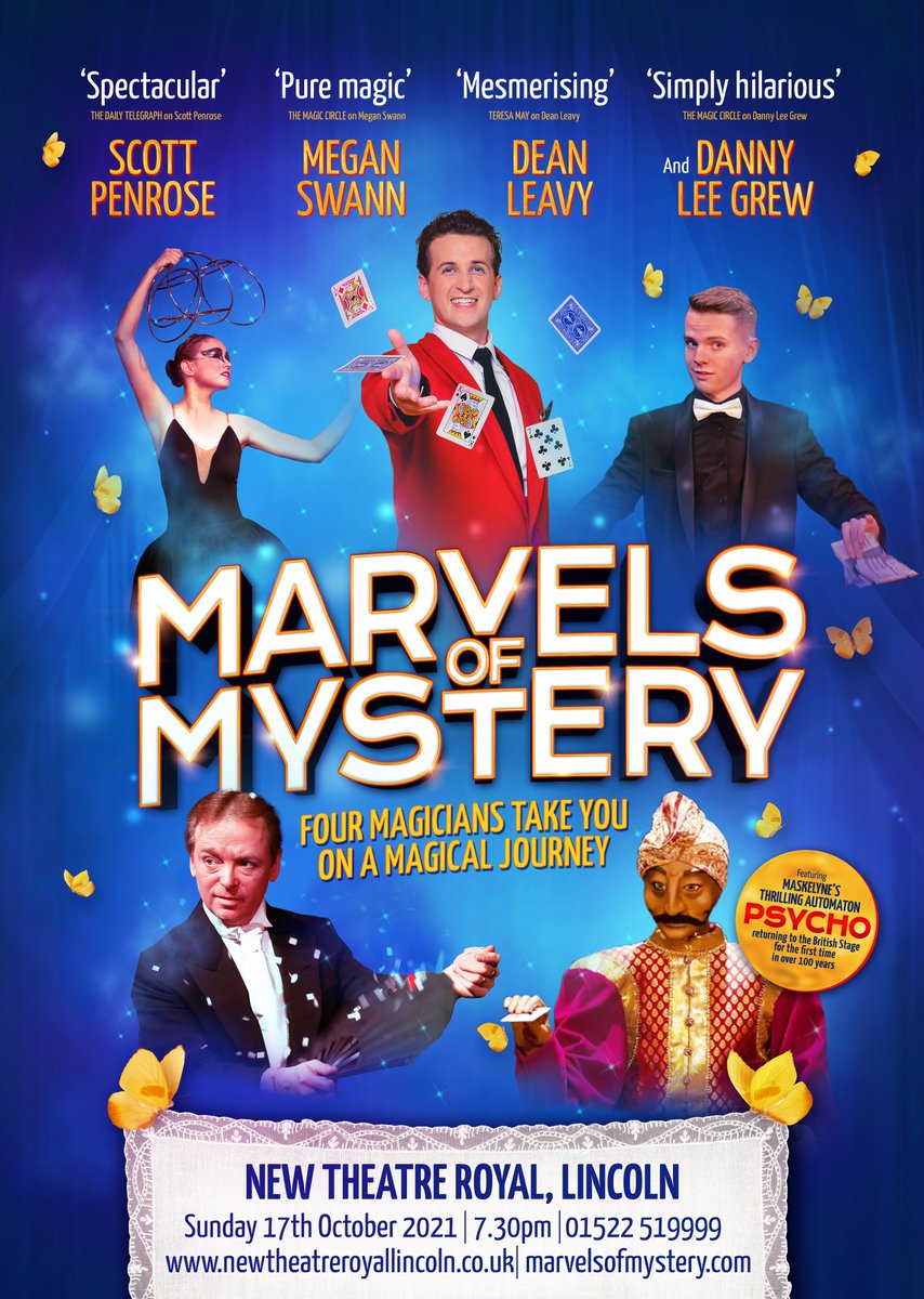 Magic is coming to Lincoln this October <a href="/BBCRadioLincs/">BBC Lincolnshire</a>  <a href="/bbcradiolinc/">Radio Lincolnshire</a>  <a href="/Visit_Lincs/">Visit Lincolnshire</a>  <a href="/LincsLive/">Lincolnshire Live</a> newtheatreroyallincoln.ticketsolve.com/shows/87362635…