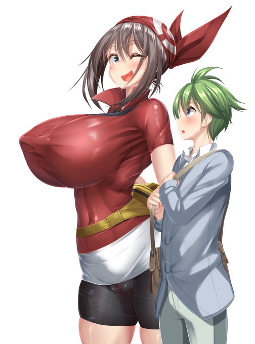 立ち絵的な何か🖊(`ᾥ')
ハルカとミツルくん

このあと滅茶苦茶ポケモンバトルします 