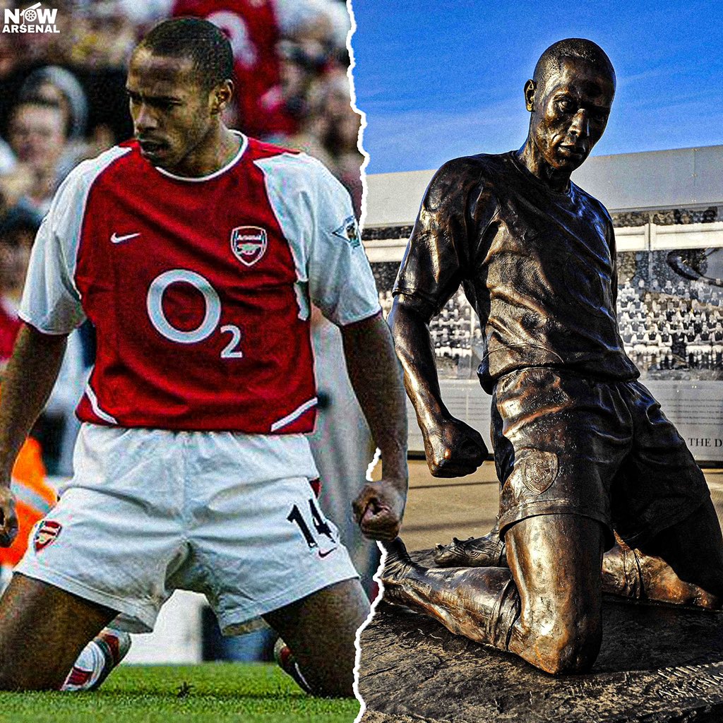 now.arsenal on Twitter "The Arsenal legends & their statues outside