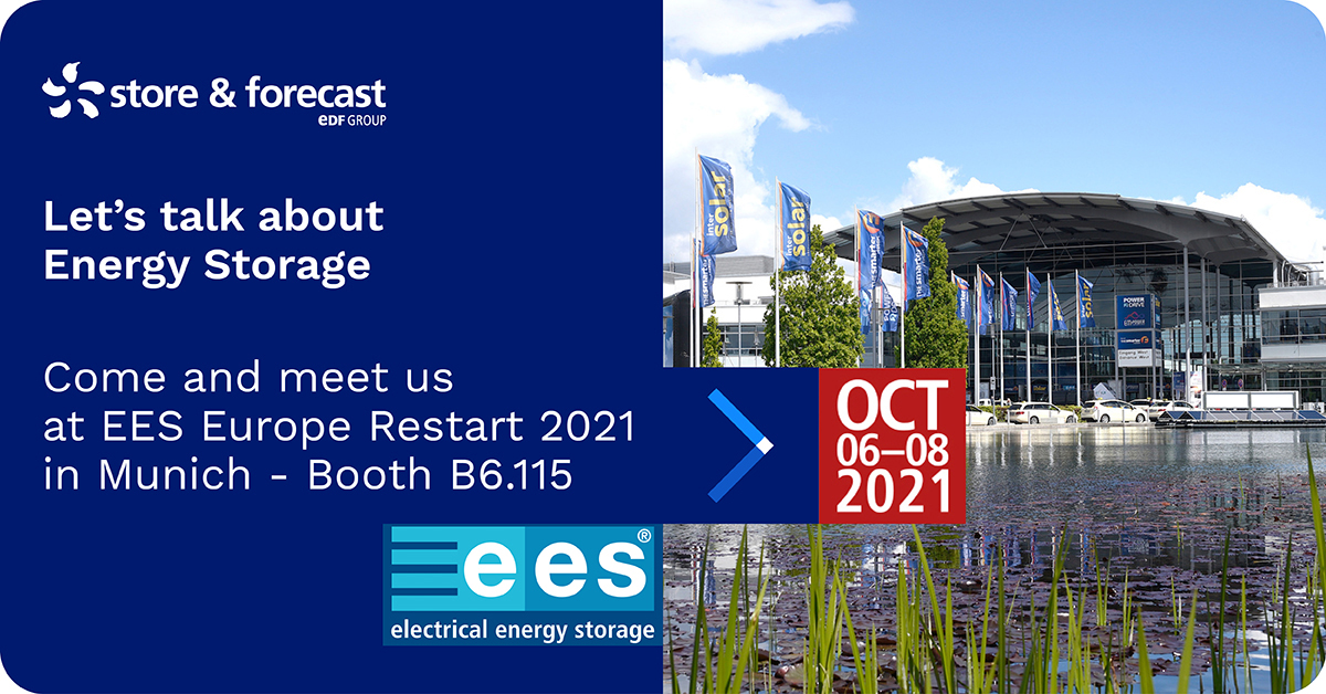 We will be attending the next EES Europe Exhibition in Munich from October 6 to 8. Join us! Let’s talk about our comprehensive offering and the #StorBox, our new battery energy storage solution. 
#solar #wind #renewables #BESS #ems #forecasts
lnkd.in/enFvGTWX