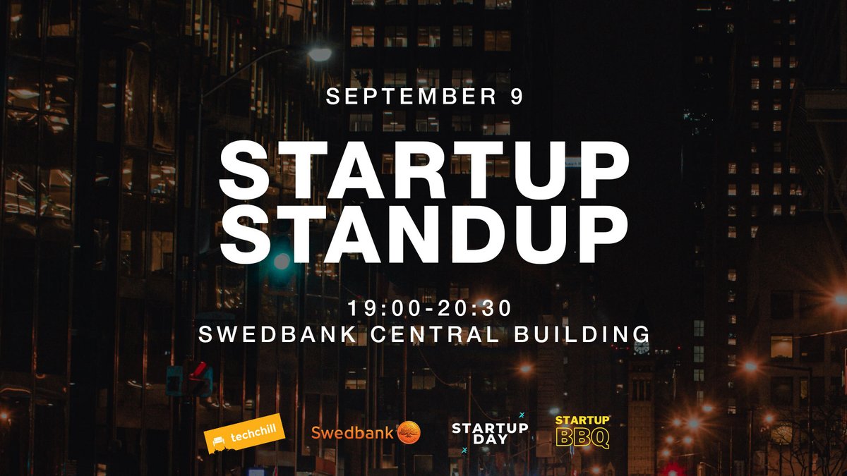 Join us in laughter! 
This Thursday 19:00 at Swedbank HQ. All types of fun stories by 
+ @EJenavs from Edurio
+ <a href="/krisspujats/">Kriss Pujats</a> from Gravity Team
+ <a href="/KrafteKristaps/">Kristaps Krafte</a>  from Vigo Health

No worries - we have beer!