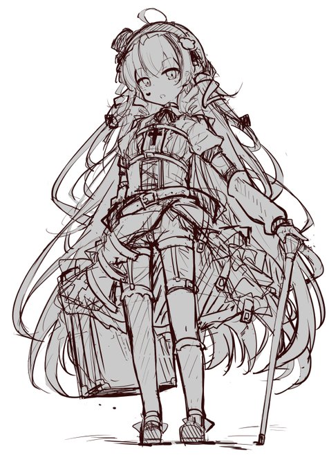 アンケで決めたゴスロリ衣装こんな感じかな
旅するゴスロリ少女なイメージ 