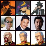 次元大介を演じた声優が？全員ジオン軍所属だった!