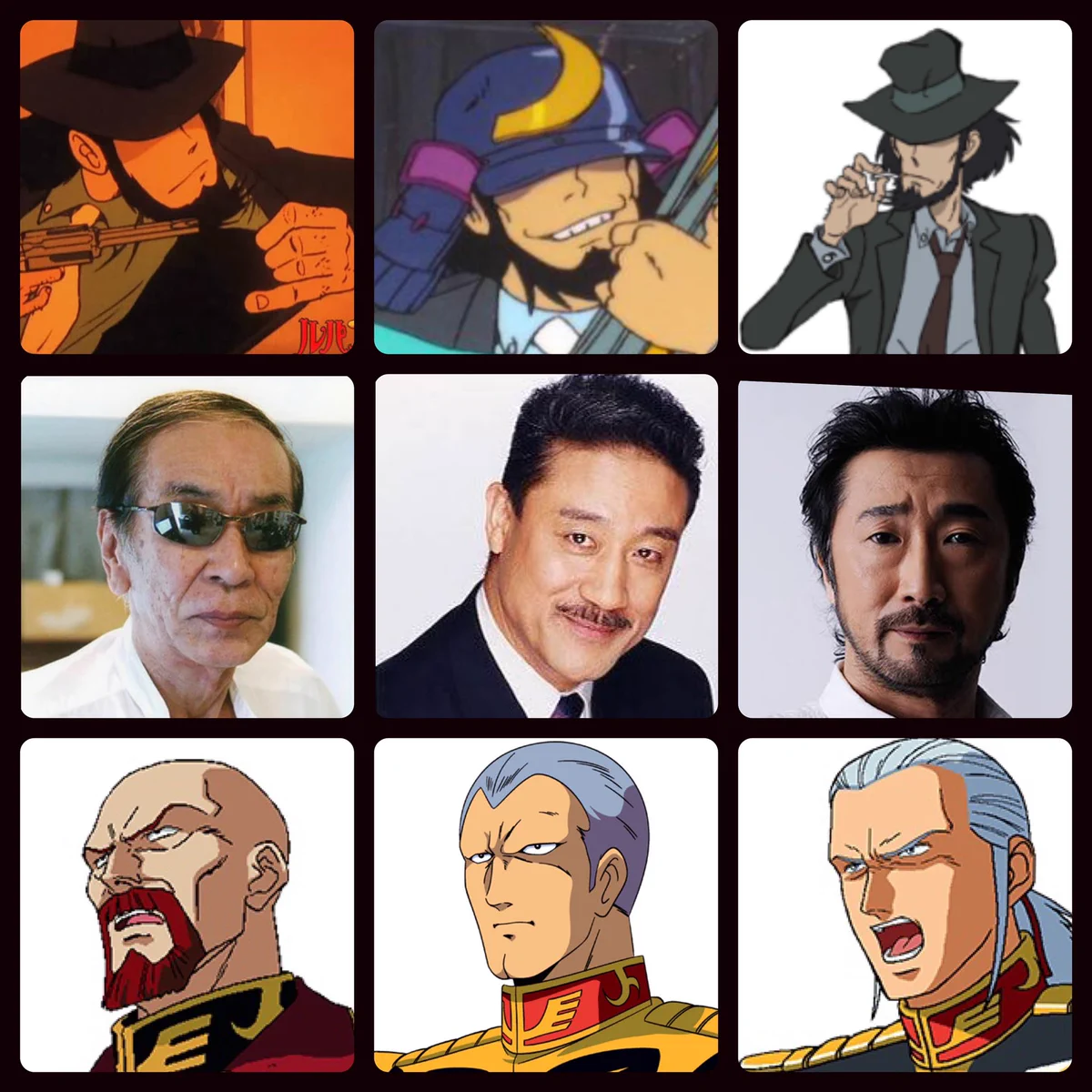 次元大介を演じた声優が？全員ジオン軍所属だったwww