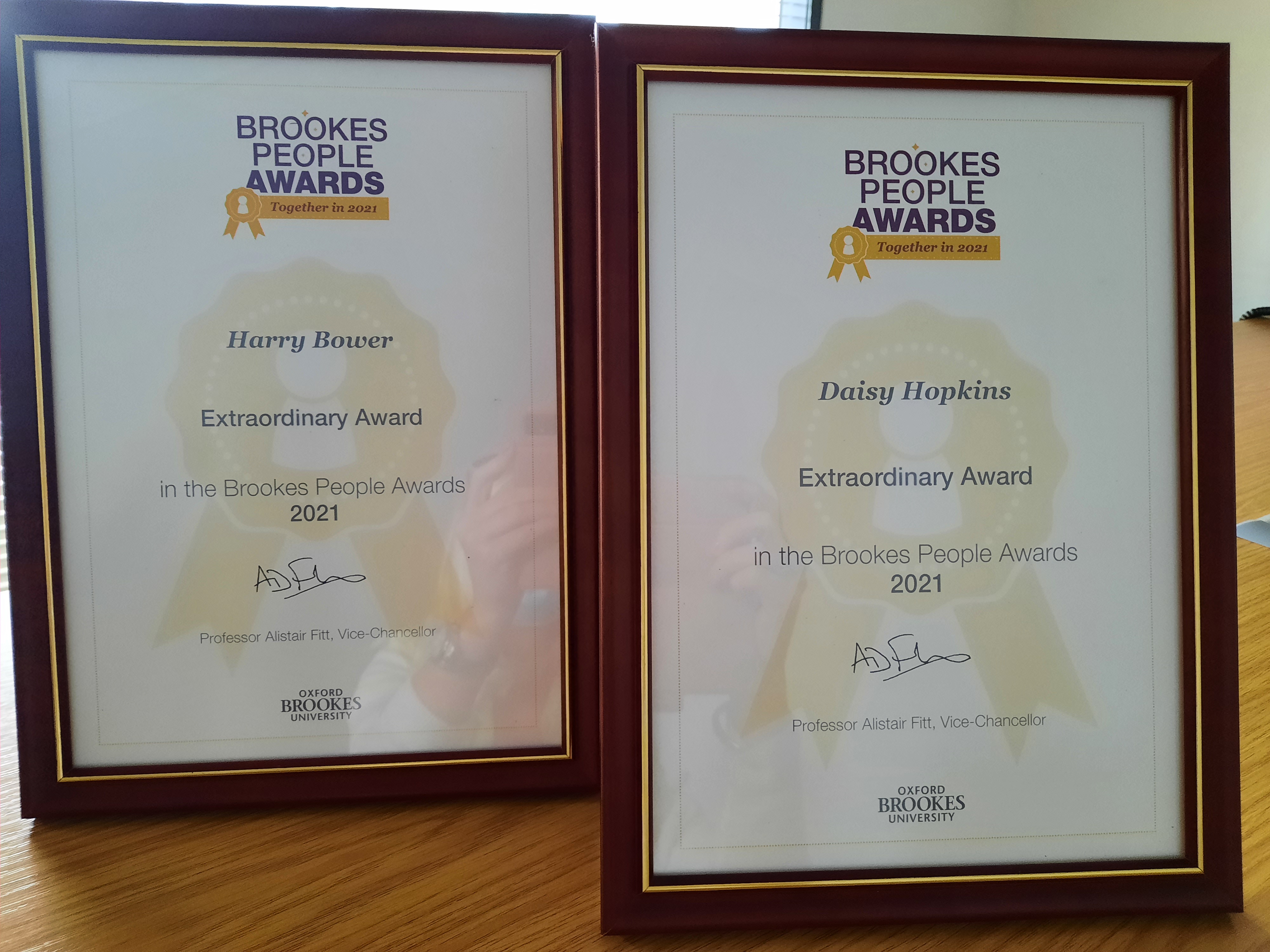 Oxford Brookes Staff on Twitter "Extraordinary Award alert! 📣 During