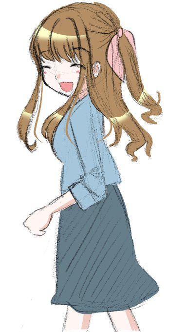 オフィスカジュアルのtwitterイラスト検索結果