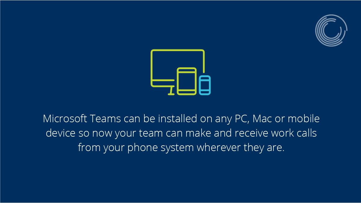 We_Connect_Tech's tweet photo. Make and receive calls on any device and work anywhere with Pivotal Teams. Pivotal Teams is a unique add-on which integrates any existing phone system with O365 enabling the calls feature within MS Teams. https://t.co/bUzg9UQvcO #WeArePivotal #WFH #WFHA #RemoteWorking https://t.co/acDqEl4t7o