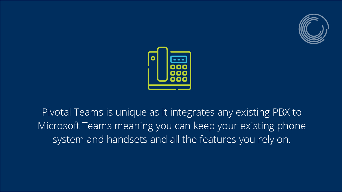 We_Connect_Tech's tweet photo. Make and receive calls on any device and work anywhere with Pivotal Teams. Pivotal Teams is a unique add-on which integrates any existing phone system with O365 enabling the calls feature within MS Teams. https://t.co/bUzg9UQvcO #WeArePivotal #WFH #WFHA #RemoteWorking https://t.co/acDqEl4t7o