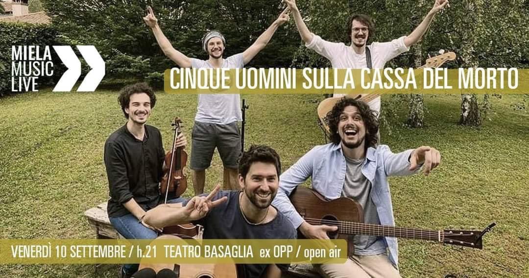 Cinque_Uomini's tweet photo. Settembre is the new Agosto! Non ci fermiamo, ci vediamo il 10.09 al Teatro Basaglia di Trieste! https://t.co/X7RRoEtGtD
