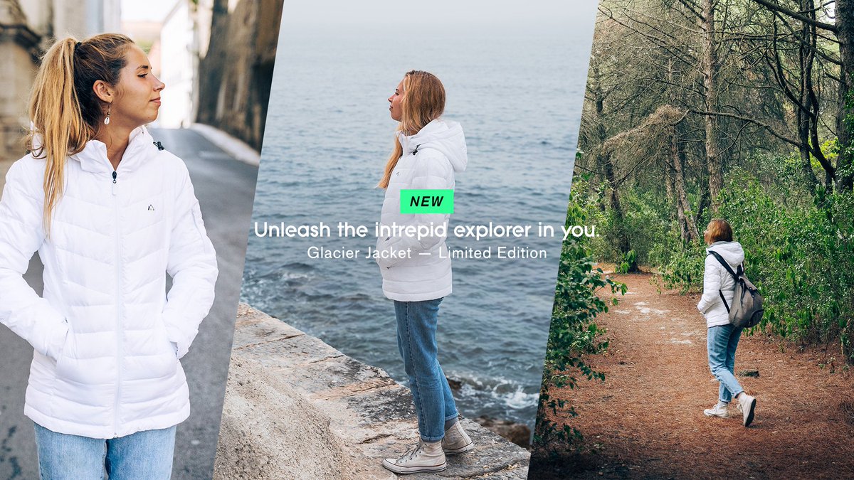 Introducing our NEW DROP:
Glacier Jacket ❄️⁠
⁠
Pure and white as snow but tough like the formidable glaciers. SHOP NOW >> bit.ly/3l04yWE