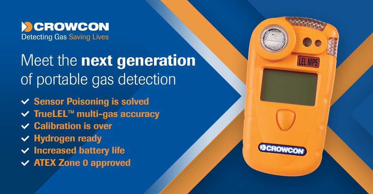 Crowcon's tweet photo. It’s here! The Gasman portable gas detector with MPS™, a next-generation, take-anywhere #gas monitor that detects 15 flammable gas hazards at once, all with TrueLEL™ accuracy.  Find out more: https://t.co/D4F5T5qXhf 
#portablegasdetectors #workplacesafety #healthandsafety https://t.co/ntJmmQmKaj