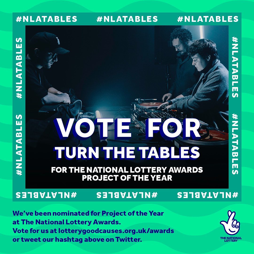Our friends @ @turnthetablesdj have been nominated for a wee award.... 

This is an amazing project, and watching it all come together for their students is amazing!

you can vote for them here >> lotterygoodcauses.org.uk/projects/view/…

or even use the # #nlatables