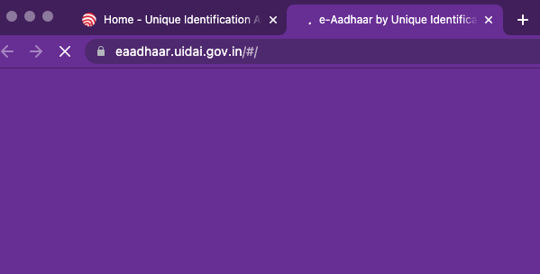 shrienk's tweet photo. GOI: Our Aadhar infra is in good hands. 
Me, 10 mins after hitting the eaadhar link ... (still loading?!) @UIDAI https://t.co/NcIMMxU0ug