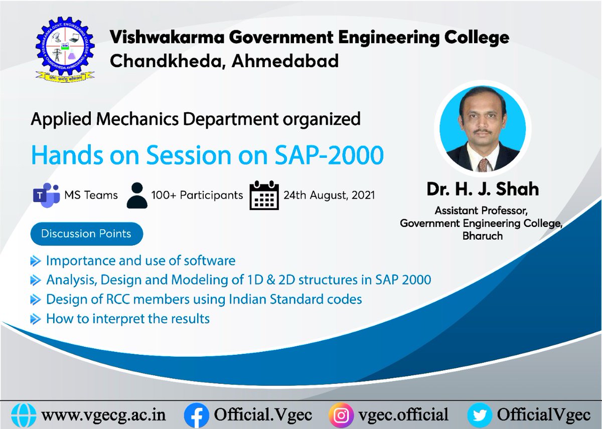 OfficialVgec's tweet image. A Hands on Session on SAP-2020 was conducted by the Applied Mechanics Department in which 100+ participants joined.

#VGEC 
#SAP 
#AppliedMechanics
#handsonlearning