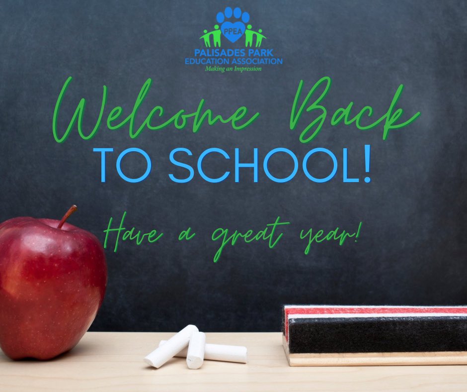 PalisadesParkEA's tweet photo. Welcome back! #ppea #ppeacares #palpark #nj #njea #nea #welcomeback https://t.co/RZBlB2fC7w