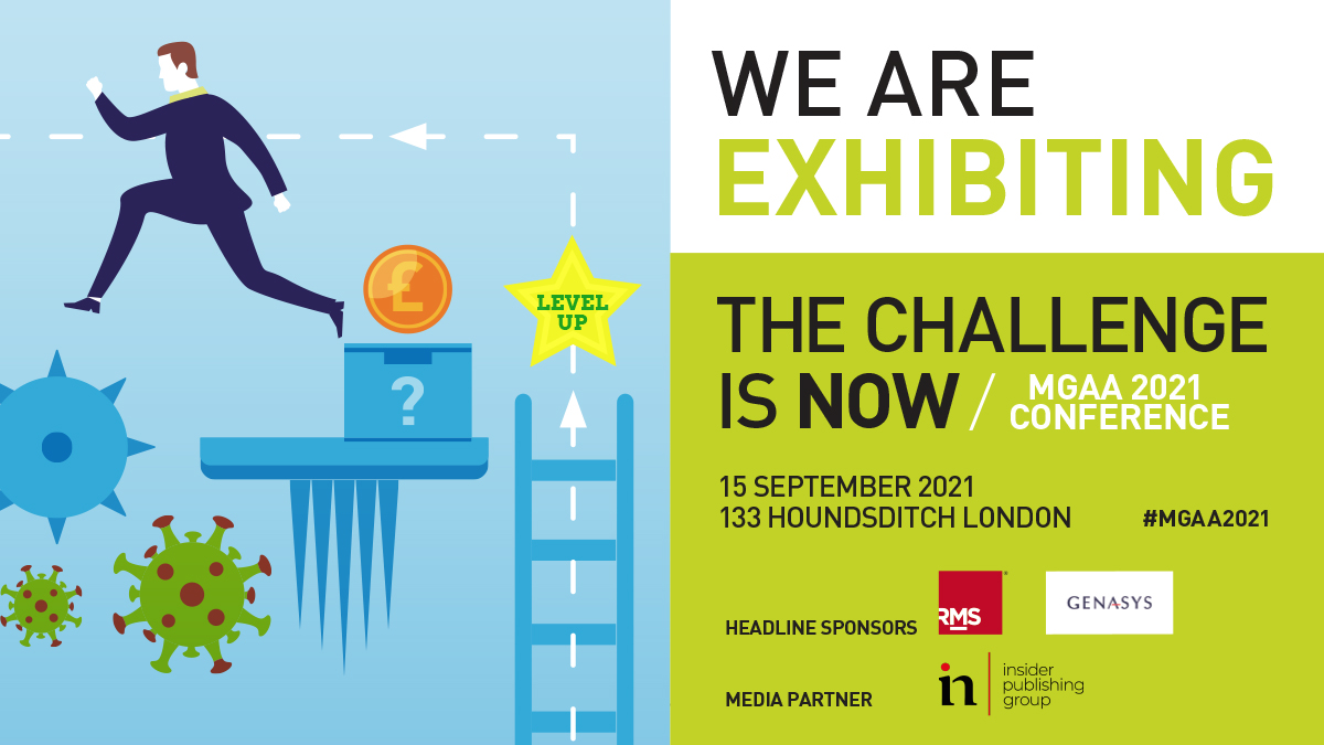 Come and see us on Stand 10 at the <a href="/UKMGAA/">MGAA</a>   Conference 2021 on 15/09. We're looking forward to discussing how our expertise could help start-ups and established MGAs achieve their ambitions. MGAA members can register for free here: bit.ly/3kXPmcJ