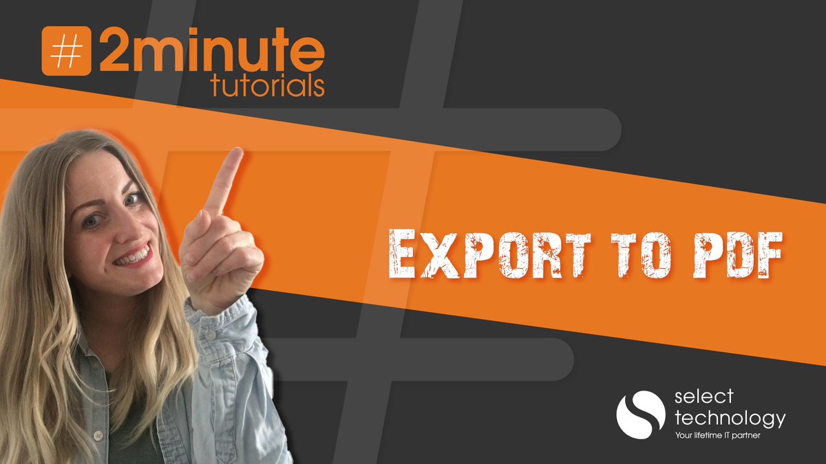Select_Tech's tweet image. Season 2 of #2MinuteTutorials is back! 

🚂Choo choo, we are arriving with how to export documents to PDF useful if you send out  Word documents as invoices!!

Watch now: youtu.be/K8A4UQ-eQ6c

#ExportToPDF #ITsupport #ITtips #IThelps #TessLovesTrains