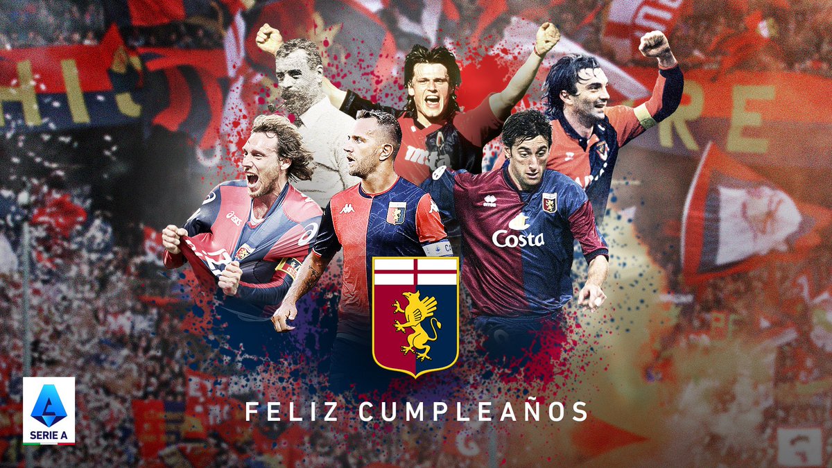SoyCalcio_'s tweet photo. 👏 ¡El @GenoaCFC cumple hoy 128 años de historia! ¡Felicidades!

📸 I @SerieA https://t.co/VKKbVXezKZ