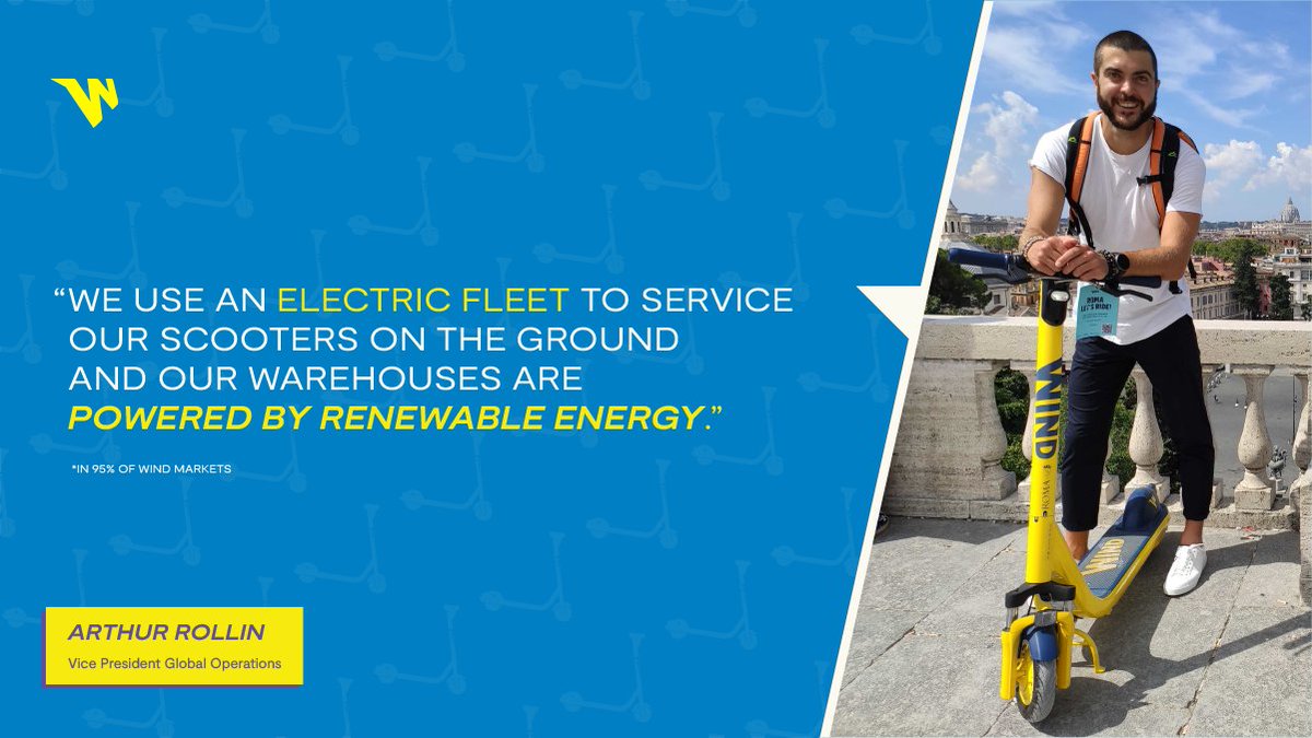 WIND (@wind_mobility) on Twitter photo At #Wind, we are reshaping the #future of urban #transport. We offer cities all across the globe a #healthy and #sustainable alternative to the car by making our #escooters, our supply chain and ground operations #carbonneutral in all markets. #WorldCleanAirDay <a href="/UNEP/">UN Environment Programme</a> At #Wind, we are reshaping the #future of urban #transport. We offer cities all across the globe a #healthy and #sustainable alternative to the car by making our #escooters, our supply chain and ground operations #carbonneutral in all markets. #WorldCleanAirDay <a href="/UNEP/">UN Environment Programme</a>