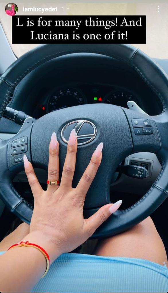 Lucination3's tweet photo. Guess who just copped a ride in town!
The #grillboss Lucy got herself a ride!
#Lucination
#ItsaPleasure✌🏾💋
#BBNaija https://t.co/9GOQUs7McH