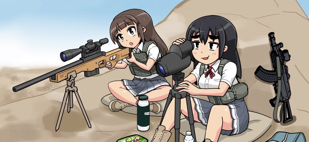 #女の子に銃持たせるの好きゾ 
