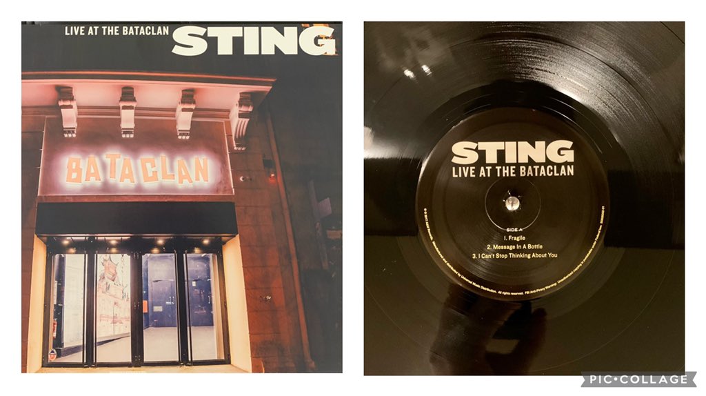 Album a Day in 2021 with @RezinBryan 
@OfficialSting : “Live At The Bataclan”
Released 2017
#RockSolidAlbumADay2021 
#RSD2017
250/365