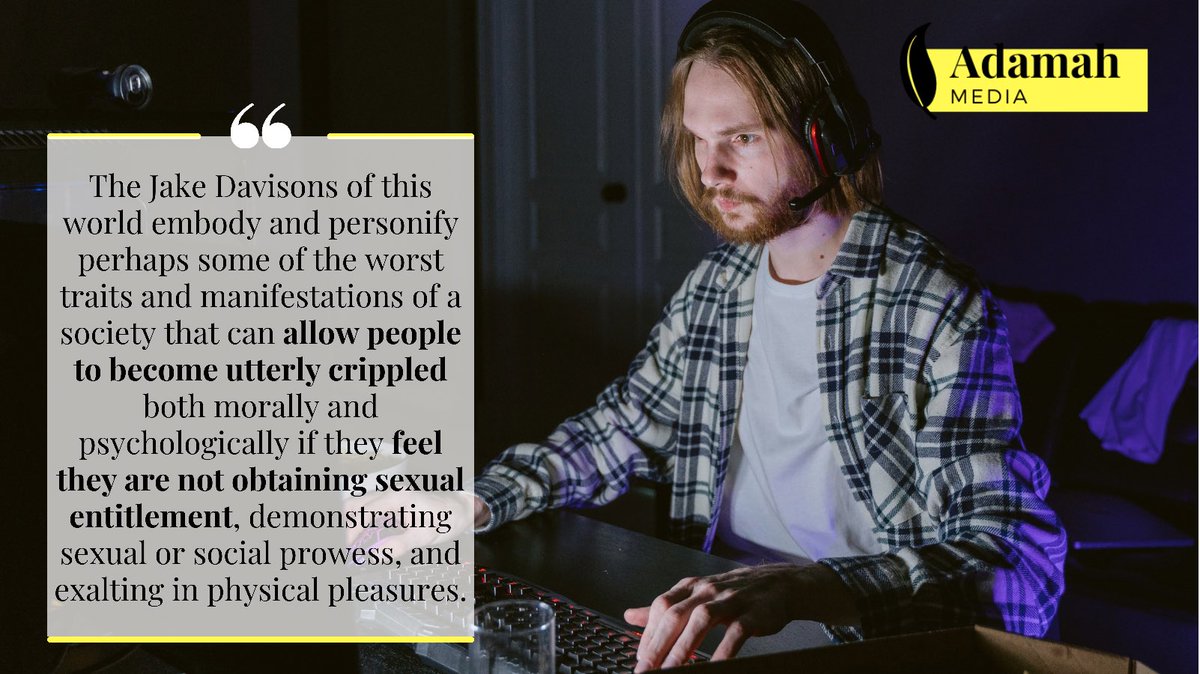 Adamah_Media's tweet photo. Edmund Adamus shares his thoughts on how an increasingly sexualised society has its part to play in allowing the incel community to grow.
https://t.co/pPjnzTBpzK
#incelcommunity #jakedavison #misogyny #journorequest #adamahmedia
@AFertileHeart https://t.co/GAzlQvvR3v