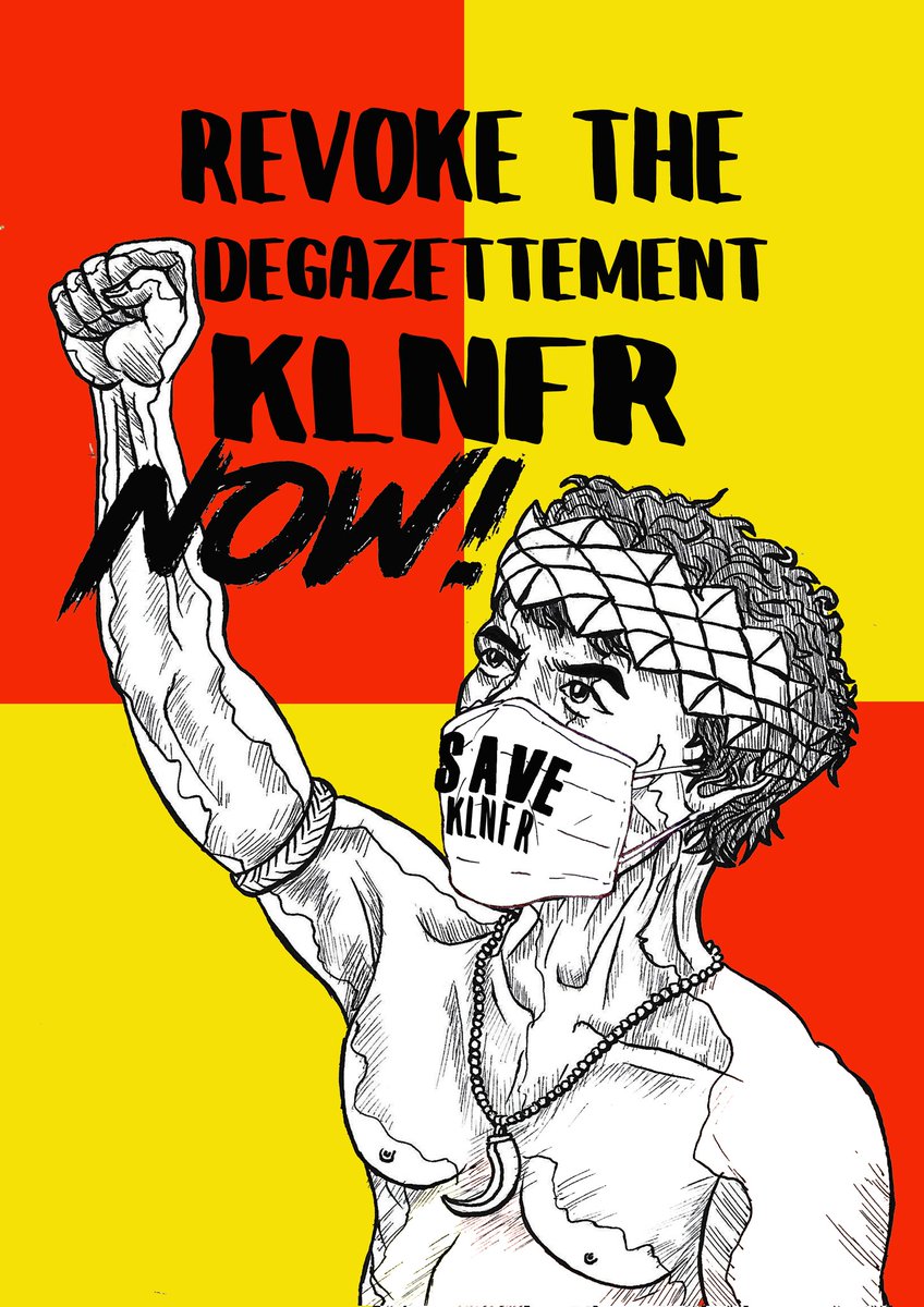 ShaqKoyok's tweet image. REVOKE the dezagettement of Kuala Langat North Forest Reserve! 
@AmirudinShari @heeloysian
Listen to the people's voices! 

#HutanPergiMana #saveKLNFR #selamatkanHSKLU #CodeRed #CodeRedForHumanity #climateemergencynow #ClimateActionNow #IndigenousPeople #Art4HutanKita